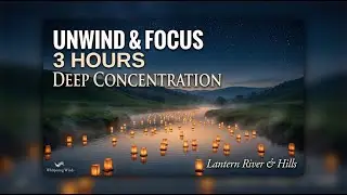 Unwind & Focus: 3-Hour Lantern River & Hill for Deep Concentration | Whispering Winds