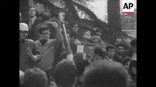Students clash at Rome university