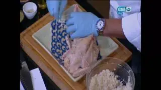 لقمة هنية : طريقة عمل فراخ محشية بالأرز والكبدة-  طاجن مكرونة بالكبد - بطاطس شيبسي باللحمة والبشاميل