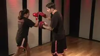 Kickboxing Pad Drill: Lead Hook & Uppercut Combo