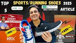 5 Best Running Shoes Under ₹1000 🔥 Best Running Shoe Under ₹1000 HRX, Asian, Campus, Sparx Shoe Haul