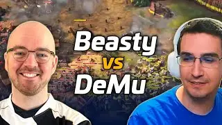 A Streamer Face-Off On The Ladder in AOE4 (Beasty vs DeMu)