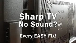 Устранение неполадок со звуком на телевизорах Sharp | (Нет звука через HDMI для телевизоров Aquos)