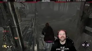 Angrypug Gets Jumpscared - Dead by daylight DBD