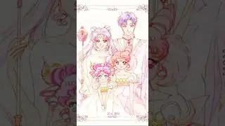 Sailor Moon Neo Queen Serenity Sketch 美少女戦士セーラームーン　絵描き