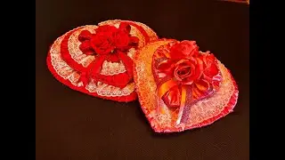 Vintage Style Valentines Chocolates Box Tutorial -  DIY Valentines Candy Box