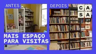 Sala reformada preservando as memórias | Antes e Depois | Olho Mágico | Casa GNT