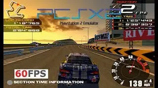 PS2 Ridge Racer V PCSX2 emulator PC 60fps (Namco,2000)