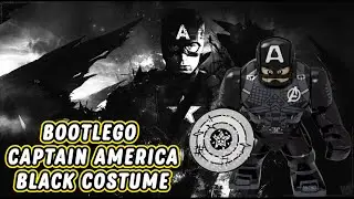 BOOTLEGO Captain America Black Costume #lego #captainamerica #mcu #marvel