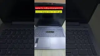 Lenovo ideapad slim | intel i5 12th gen | best budget laptop for coding and programming |office work