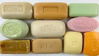 Cutting vintage soap. Carving retro soap | ASMR Soap.