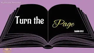 Turn the Page! |Magnificent Life Daily Devotion