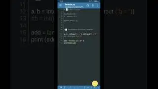 lambda function in python