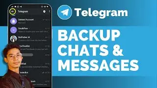 Telegram Tutorial - How To Backup Telegram Chat & Messages !