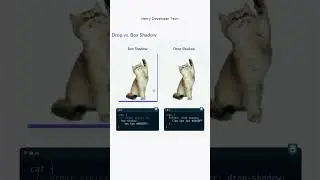 🌟 Drop Shadow vs. Box Shadow 🆚 | Which One to Use? 🔥🎨||#shorts #shortvideo #ai #fyp #video #memes