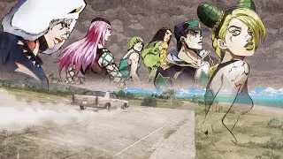 Stone Ocean's ending but with What a Wonderful World