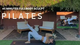 45 Minutes FullBody Mat Pilates Workout | Intermediate / Advanced | Props Optional 