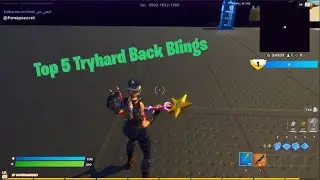 My Top 5 TRYHARD Back Blings on Fortnite (Best Sweaty Back Blings)