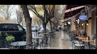 Armenia, Yerevan 🇦🇲 4K - Morning walk in rainy Yerevan, 2022
