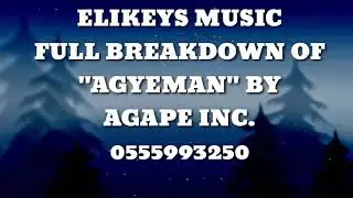 Full piano (keyboard) breakdown on how to play Agyeman by Agape Inc.