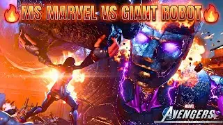MS MARVEL TAKES DOWN A GIANT ROBOT 🔥 | Marvel&rsquo;s Avengers Gameplay | Mystic Ninja