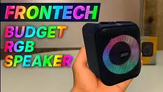 Frontech SW-0189 Bluetooth Speaker Unboxing & Review | RGB Lights, USB/TF, Type-C Charging