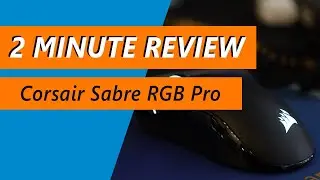 8000Hz sensor in a mouse? Corsair Sabre RGB Pro Gaming Mouse Review
