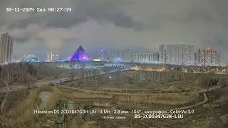 Hikvision DS-2CD1047G3H-LIU - 4 Мп - 2.8 мм - 104° - ColorVu 3.0 - пример видео днём и ночью