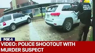 Dallas police release body camera video of deadly shootout with murder suspect