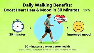 Daily Walking Benefits: Boost Heart Health & Mood in 30 Minutes