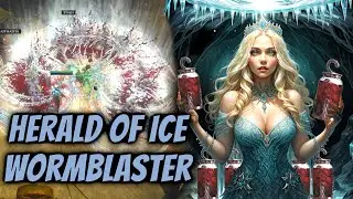 Cold Wormblaster (Herald of Ice). Mostly just a meme - Path of Exile (3.22 Ancestor)
