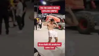 🕺 🤯 BRYCE HALL&rsquo;S KO PREDICTION CAME TRUE! #BKFC48 #boxing #sports #fight #brycehall #sport
