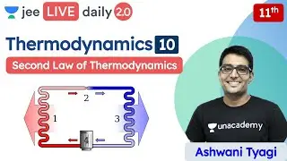 JEE: Thermodynamics L10 | Second Law of Thermodynamics | Unacademy JEE | Chemistry | Ashwani Tyagi