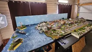 Ho scale train layout  / under construction 