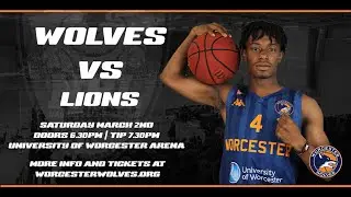LIVE BASKETBALL - Worcester Wolves vs Teesside Lions NBL2  North