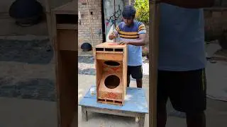 rcf dual bass cabinet #shorts #shortsfeed #ytshorts #bass #dj #speaker #box #homemade #diy #btechnic