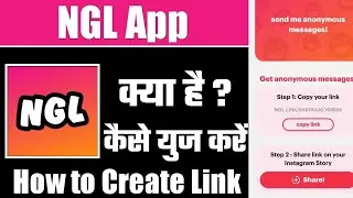 NGL app//how to use NGL app//NGL q&a app/how to create link using NGL app//ngl anonymous q&a app