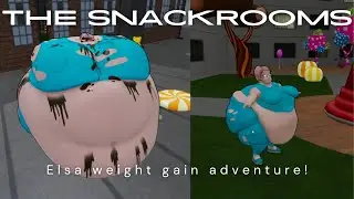 The Snackrooms: Elsa WEIGHT GAIN adventure (Bonus ending!)