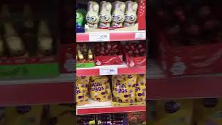 Sainsbury&rsquo;s  shop Easter egg chocolate London