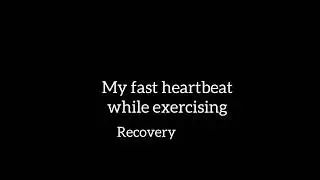 Fast female heartbeat while exercising  #heartbeat #heartbeatfemale #fastheartbeat #asmr
