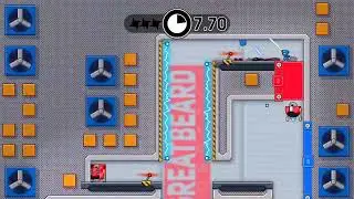 10 Second Ninja X (PC). World 3, Level IV. Time: 3.97 #pcgaming #pc #indiegame #puzzle #puzzlegame
