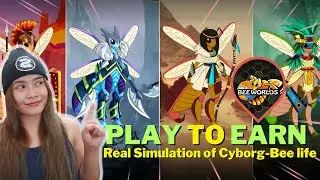 BEE WORLDS Hot Play to Earn NFT Game on Wax Blockchain | Bee Simulation Game