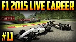 F1 2015 LIVE COCKPIT CAREER #11 | BELGIAN GP