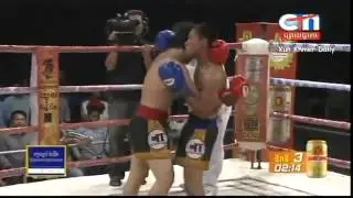 Khmer Boxing, Sen Rady Vs  Thai, CTN Boxing, 04 July 2015