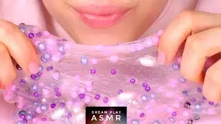 ★ASMR★ Wir mixen Perlen in Clear Slime f&uuml;r supersch&ouml;nen Perlenschleim | Dream Play ASMR