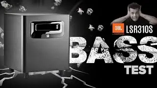JBL LSR310S Studio Subwoofer BASS Sound Test & Review | Crossover Setup calibration shootout