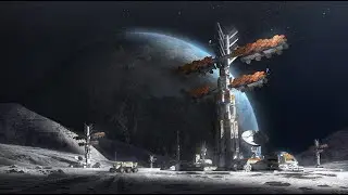Space Engineers | Выживач | Чилим в кастом мире | Лунная станция