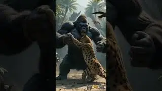 godzila vs tiger fight 🦍🐅  #fight #godzilla #tiger