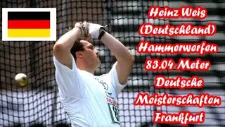 Heinz Weis  (Deutschland) Hammerwerfen 83.04 Meter Deutsche Meisterschaften Frankfurt 1997-06-29.