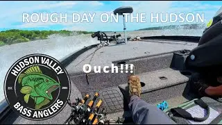 Tough Bass Fishing on the Hudson River